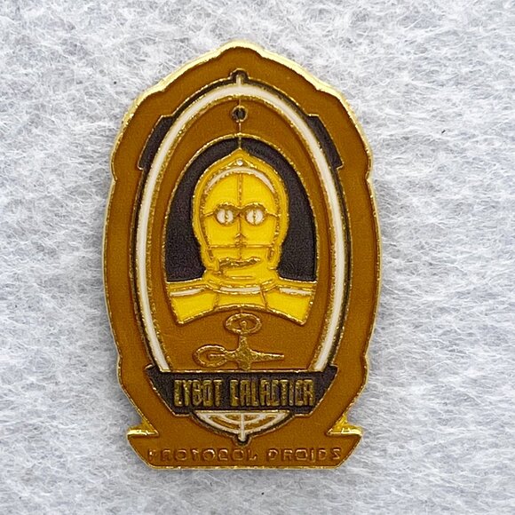 🔮 5/$25 Disney Star Wars‎ Galaxy's Edge Droid Depot C-3PO Pin - Picture 1 of 2
